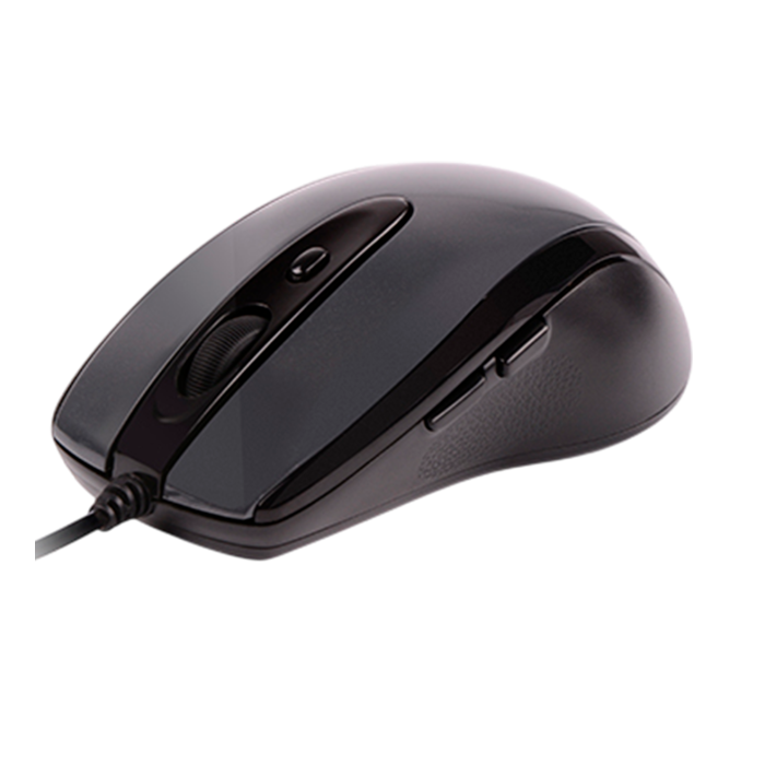 Мышь проводная A4Tech N-708X / Glossy Grey