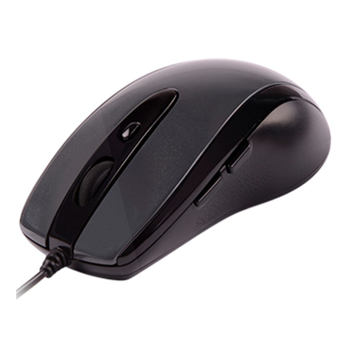 Мышь проводная A4Tech N-708X / Glossy Grey