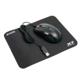 Комплект игровой (мышь проводная с ковриком) A4Tech X-7120 Gaming / Black