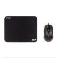 Комплект игровой (мышь проводная с ковриком) A4Tech X-7120 Gaming / Black