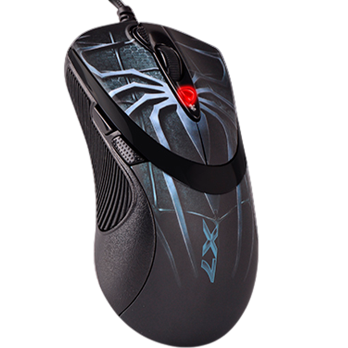 Мышь игровая проводная A4Tech XL-747H Blue Spider / Black