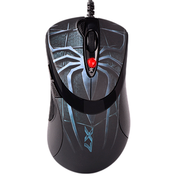 Мышь игровая проводная A4Tech XL-747H Blue Spider / Black