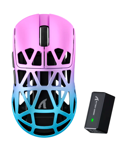 Мышь игровая беспроводная Attack Shark R2 Magnesium Alloy PAW3950 / Purple
