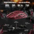 Мышь игровая беспроводная Attack Shark R5 Ultra Carbon Fiber Wireless PAW3950MAX / Red