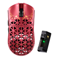 Мышь игровая беспроводная Attack Shark R5 Ultra Carbon Fiber Wireless PAW3950MAX / Red