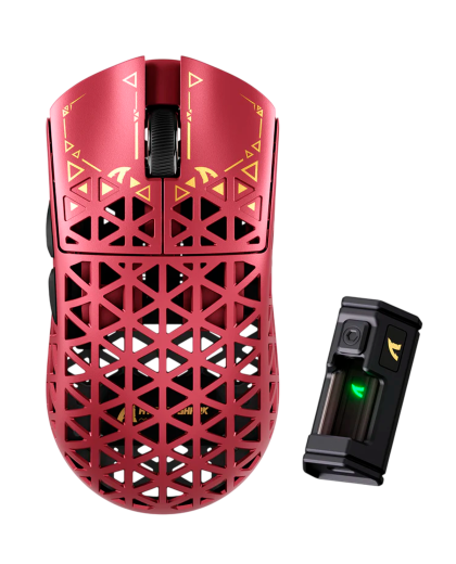 Мышь игровая беспроводная Attack Shark R5 Ultra Carbon Fiber Wireless PAW3950MAX / Red