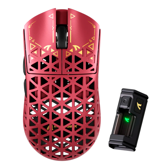 Мышь игровая беспроводная Attack Shark R5 Ultra Carbon Fiber Wireless PAW3950MAX / Red