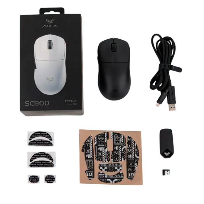 Мышь игровая беспроводная Aula SC800 / Black