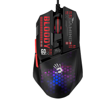 Мышь игровая проводная Bloody W60MAX Mini Honeycomb Gaming RGB / Black