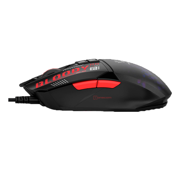 Мышь игровая проводная Bloody W60MAX Mini Honeycomb Gaming RGB / Black