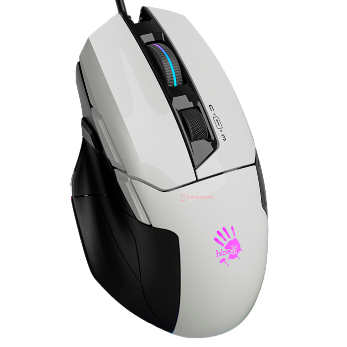 Мышь игровая проводная Bloody W70MAX Gaming RGB / Panda White