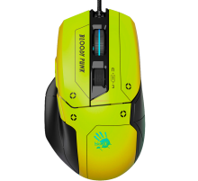 Мышь игровая проводная Bloody W70MAX Gaming RGB / Punk Yellow