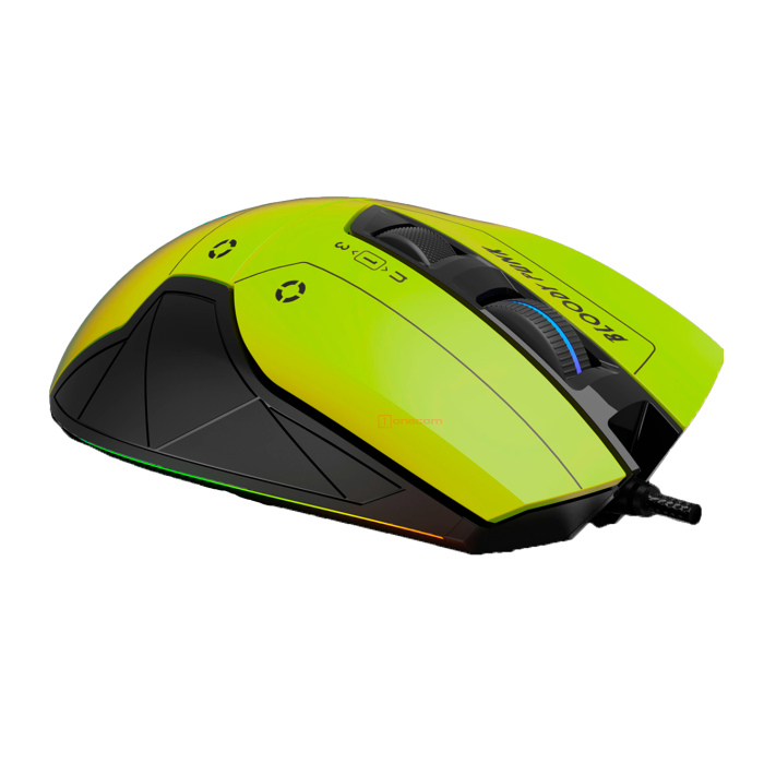 Мышь игровая проводная Bloody W70MAX Gaming RGB / Punk Yellow