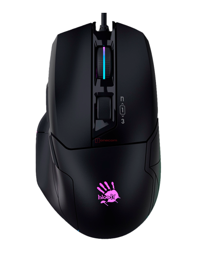 Мышь игровая проводная Bloody W70MAX Gaming RGB / Stone Black