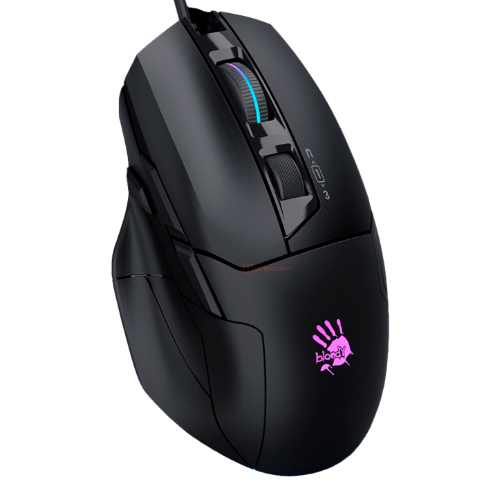 Мышь игровая проводная Bloody W70MAX Gaming RGB / Stone Black