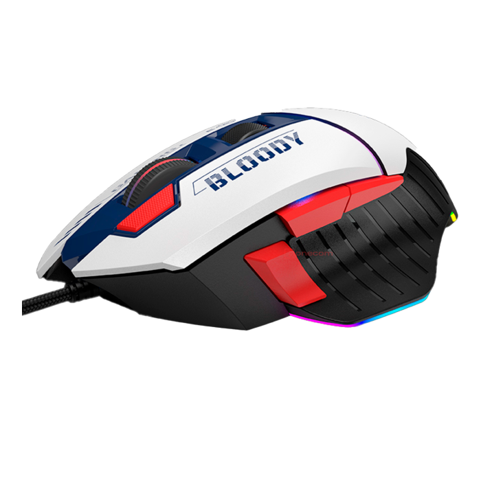Мышь игровая проводная Bloody W95MAX Sports Navy Gaming RGB / White