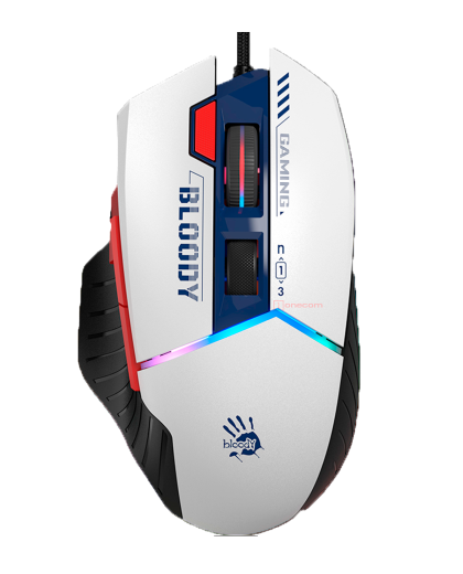 Мышь игровая проводная Bloody W95MAX Sports Navy Gaming RGB / White