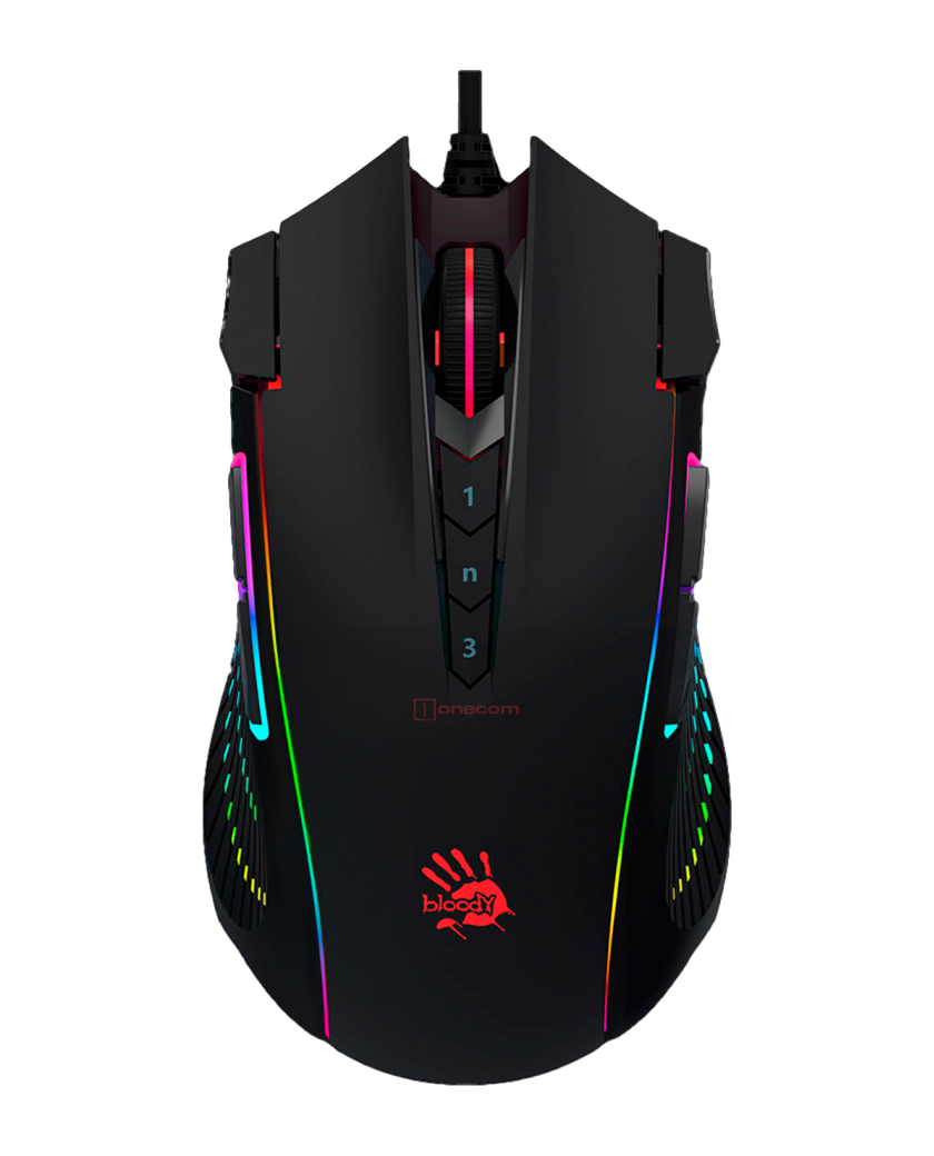 Мышь игровая проводная Bloody J90S Gaming / Black