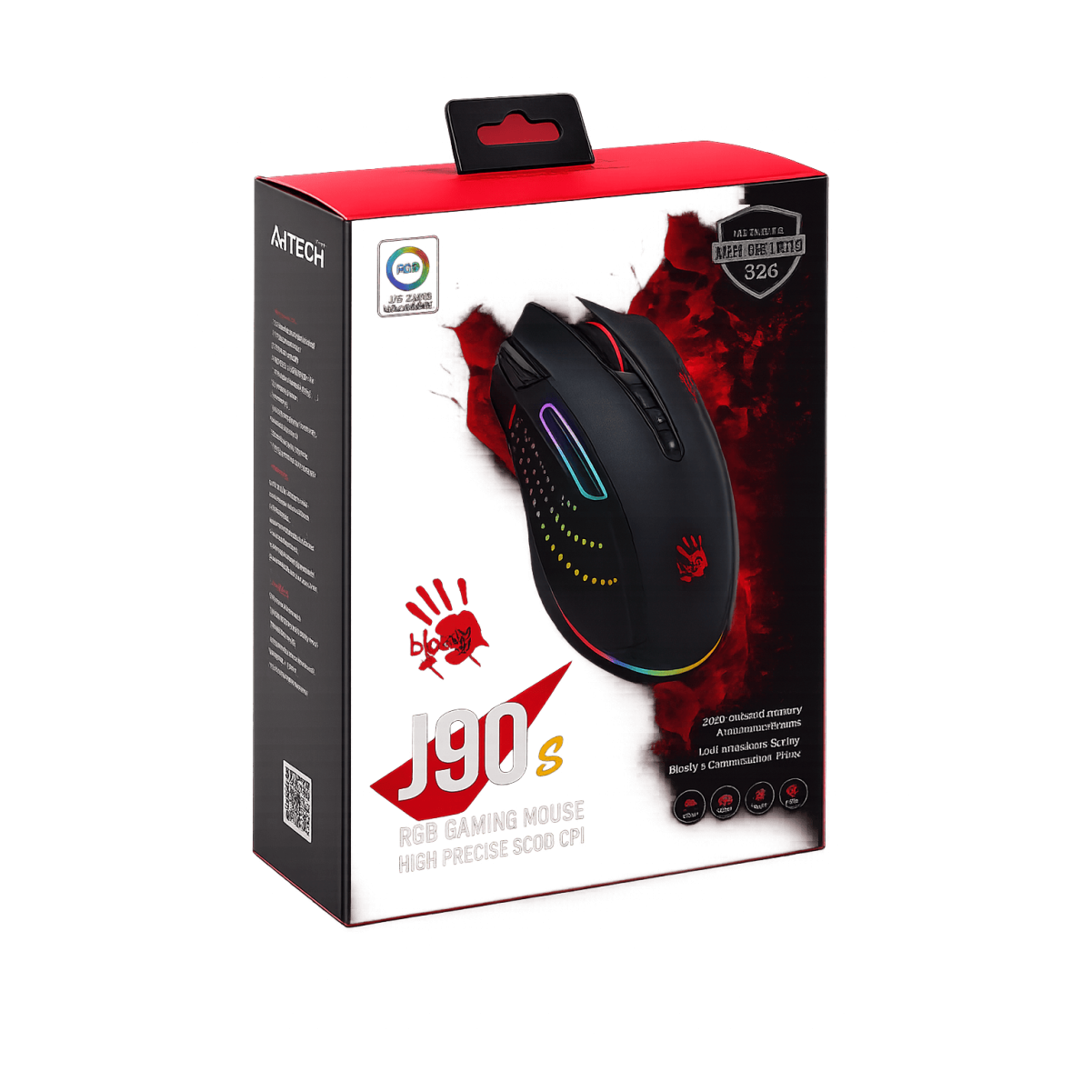 Мышь игровая проводная Bloody J90S Gaming / Black