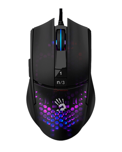 Мышь игровая проводная Bloody L65MAX Honeycomb Gaming RGB / Black