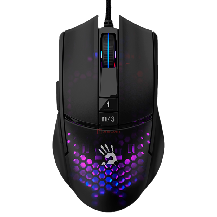Мышь игровая проводная Bloody L65MAX Honeycomb Gaming RGB / Black