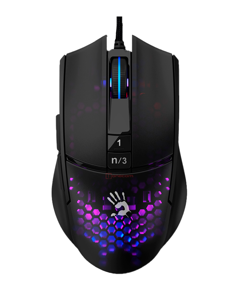 Мышь игровая проводная Bloody L65MAX Honeycomb Gaming RGB / Black