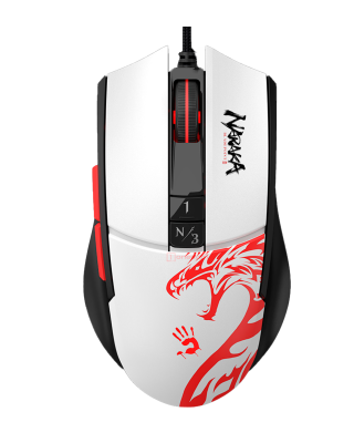 Мышь игровая проводная Bloody L65MAX Naraka Gaming RGB / White