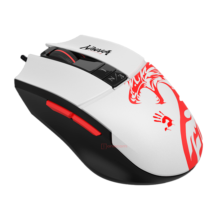 Мышь игровая проводная Bloody L65MAX Naraka Gaming RGB / White
