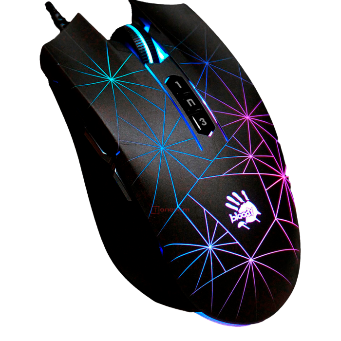 Мышь игровая проводная Bloody P81S Curve Gaming RGB / Black