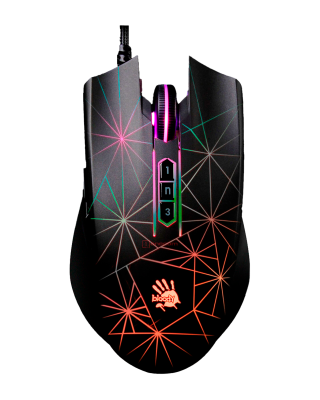 Мышь игровая проводная Bloody P81S Curve Gaming RGB / Black