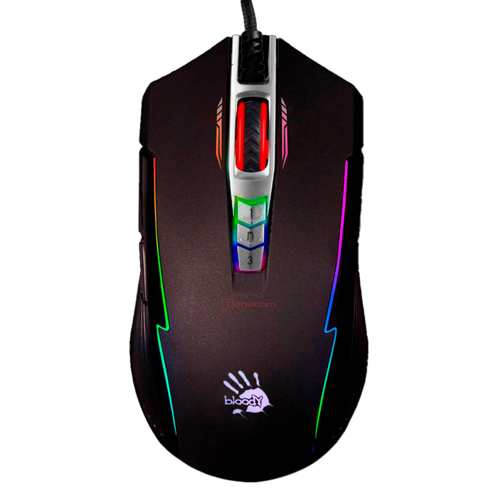 Мышь игровая проводная Bloody P93S Gaming RGB / Black