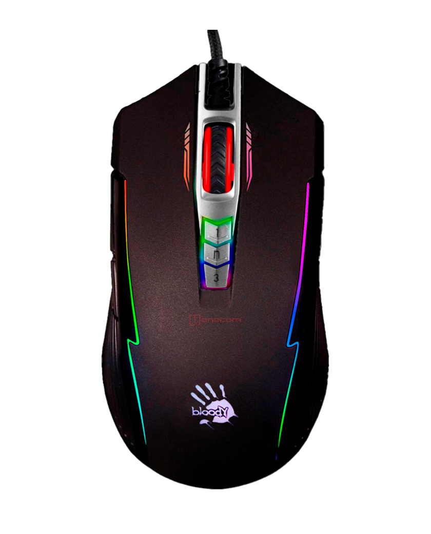Мышь игровая проводная Bloody P93S Gaming RGB / Black