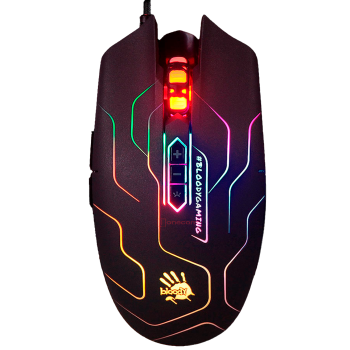 Мышь игровая проводная Bloody Q80 Maze Gaming / Black