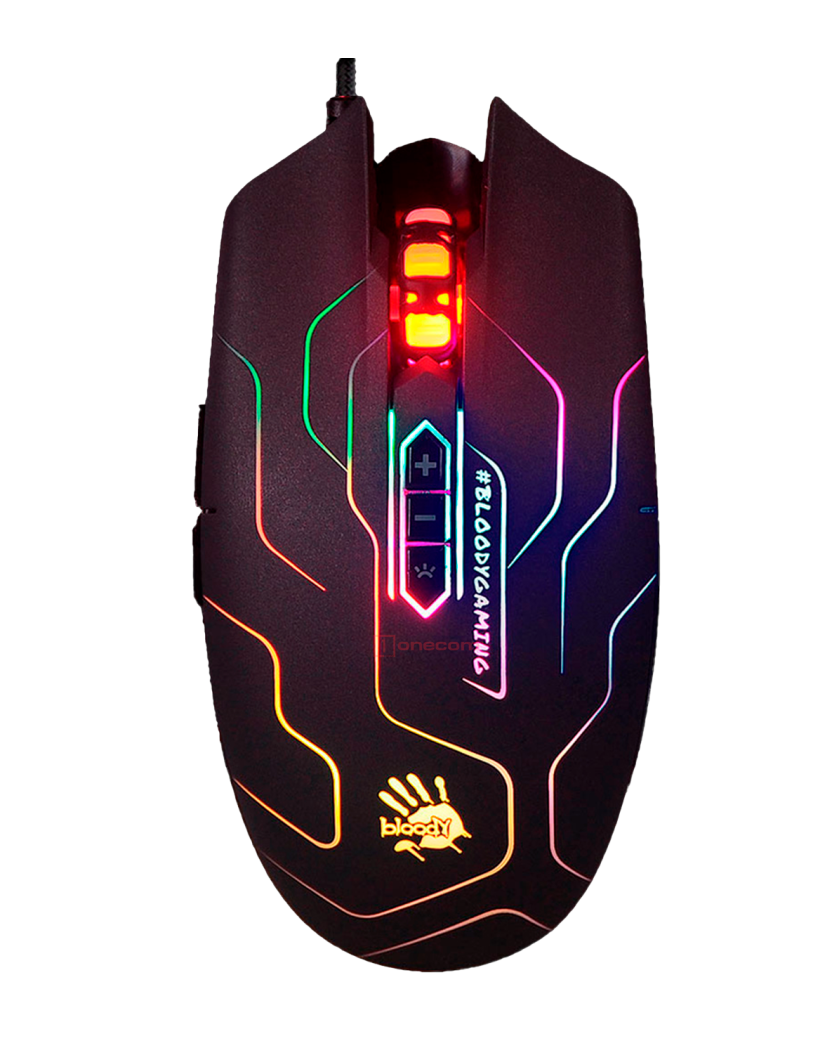 Мышь игровая проводная Bloody Q80 Maze Gaming / Black