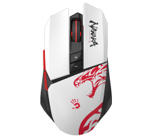 Мышь игровая беспроводная Bloody R36 Ultra Naraka Gaming / White
