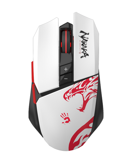 Мышь игровая беспроводная Bloody R36 Ultra Naraka Gaming / White