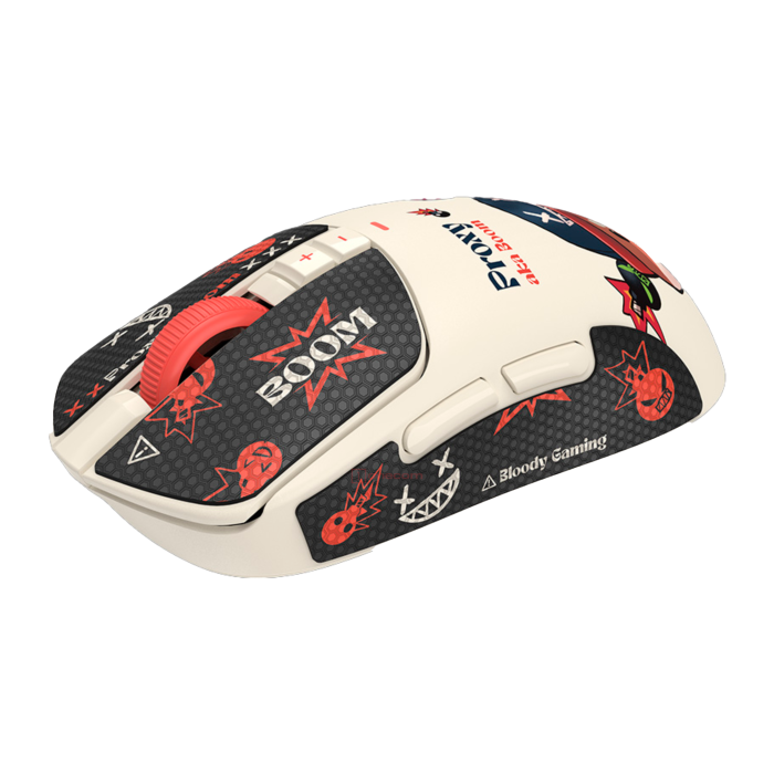 Мышь игровая беспроводная Bloody R72 Ultra Duo Proxy Boom Gaming / White