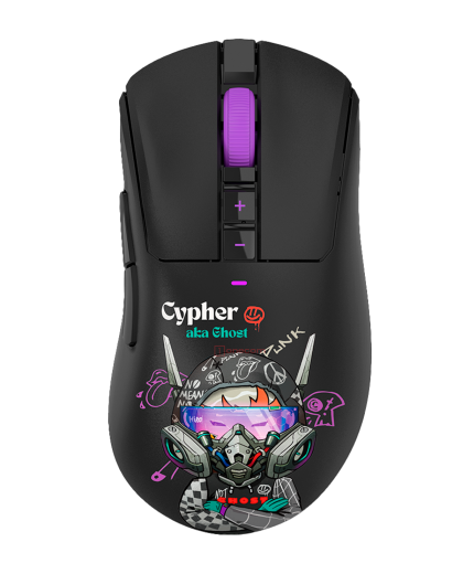 Мышь игровая беспроводная Bloody R73 Pro Cypher Ghost Gaming / Black