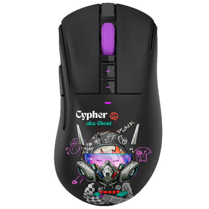 Мышь игровая беспроводная Bloody R73 Pro Cypher Ghost Gaming / Black