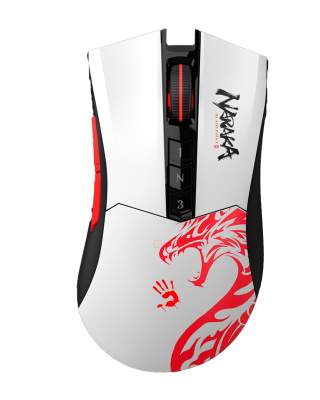 Мышь игровая беспроводная Bloody R90 Naraka Gaming / White