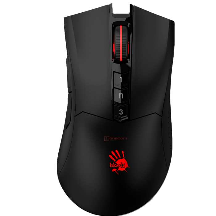 Мышь игровая беспроводная Bloody R90 Plus Gaming / Stone Black