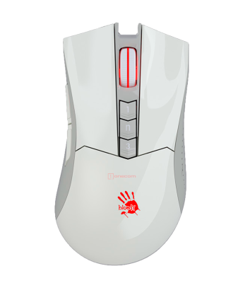 Мышь игровая беспроводная Bloody R90 Plus Gaming / Grayish White