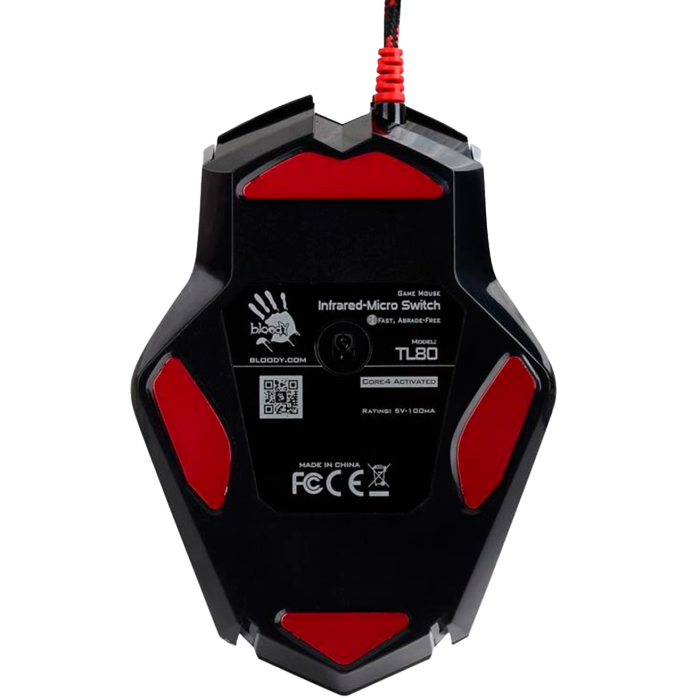 Мышь игровая проводная Bloody TL80+ Gaming / Black
