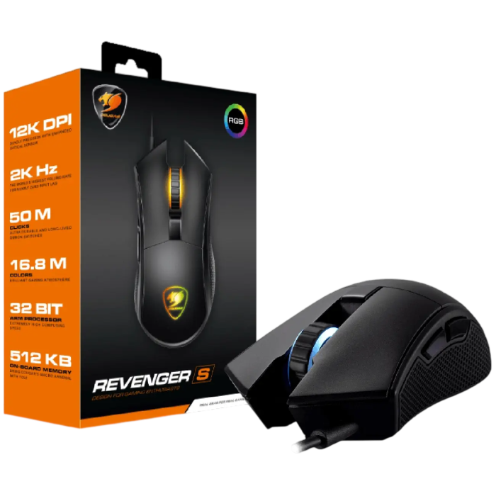 Мышь игровая проводная Cougar Revenger S / Black