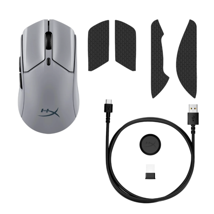 Мышь игровая беспроводная HyperX Pulsefire Haste 2 Pro 4K Wireless Gaming / Slate Grey