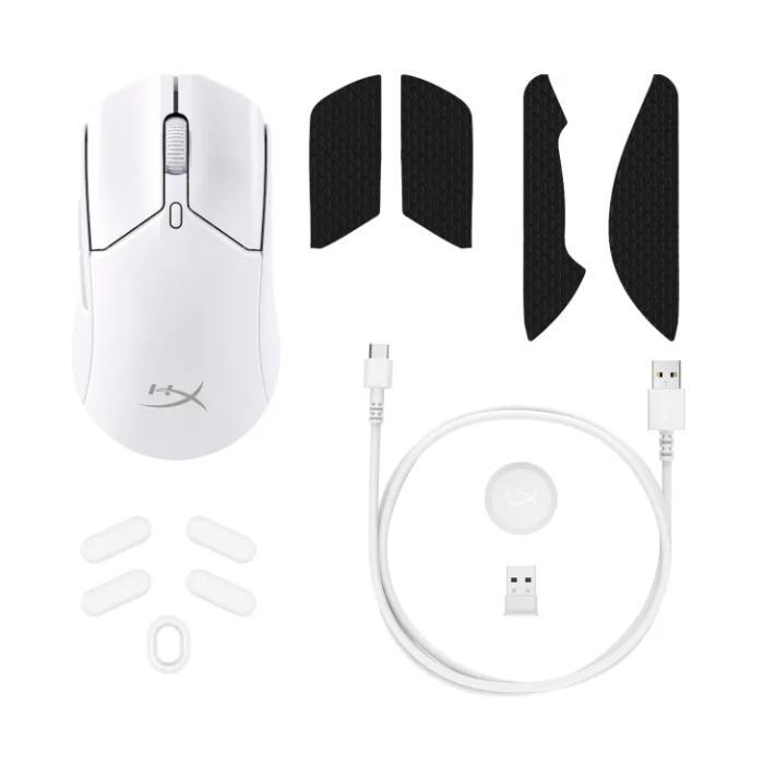 Мышь игровая беспроводная HyperX Pulsefire Haste 2 Core Wireless Gaming / White