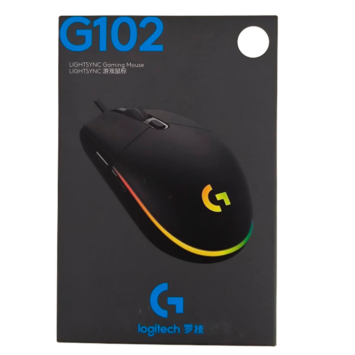 Мышь игровая проводная Logitech G102 Gaming RGB / Black
