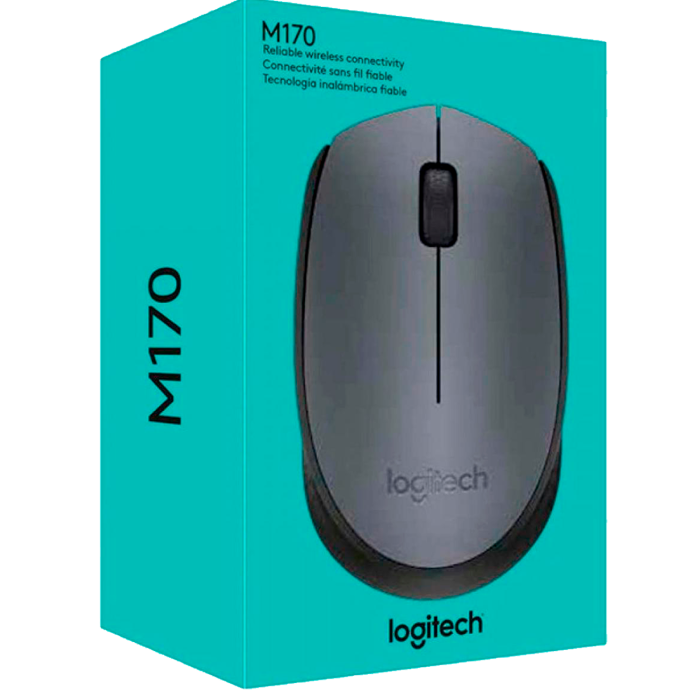Мышь беспроводная Logitech M170 / Grey