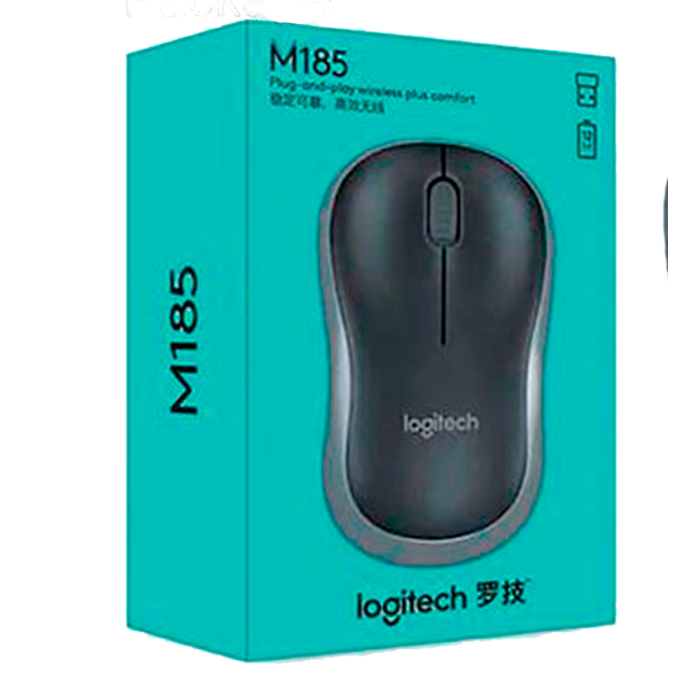 Мышь беспроводная Logitech M185 / Grey Blue