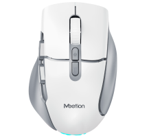Мышь беспроводная Meetion BTM001 / White+Gray